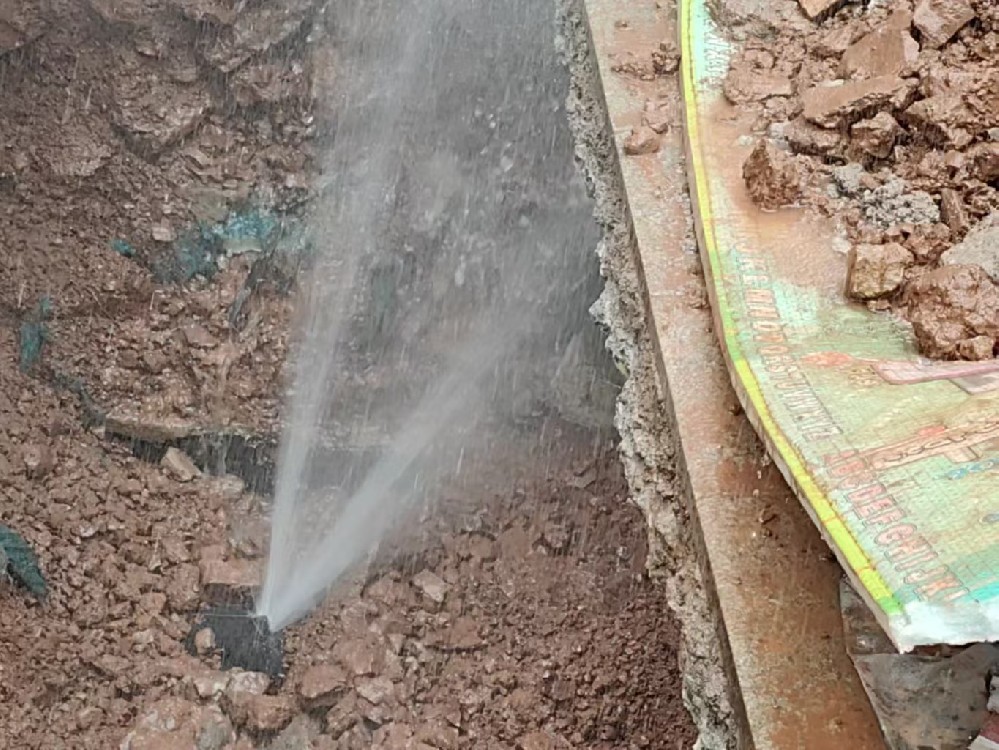 榆社地区消防水管漏水检测定点开挖